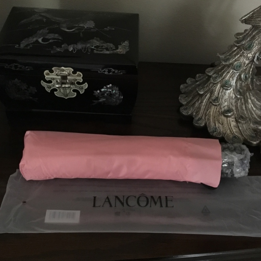 Lancôme Pink Compact Umbrella
